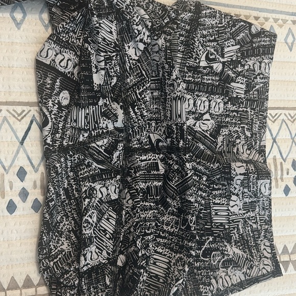 Lululemon Wunder Train High-Rise Tight 25" in Tear It Up Alpine White Black - Picture 9 of 9